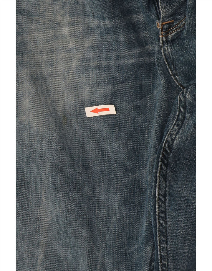 Wrangler Męskie Ben Slim Jeans W38 L34 Niebieskie bawełniane