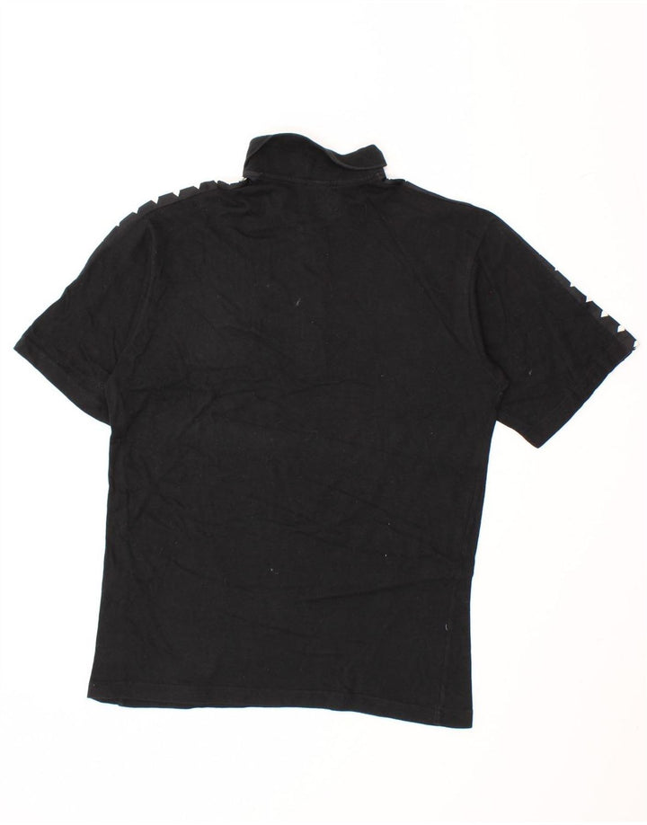 ARENA Mens Graphic Polo Shirt Medium Black Cotton Vintage Arena and Second-Hand Arena from Messina Hembry 