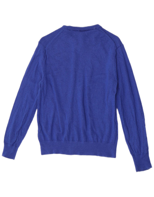 Damski sweter z dekoltem w łódkę Armani Exchange UK 14, duży niebieski