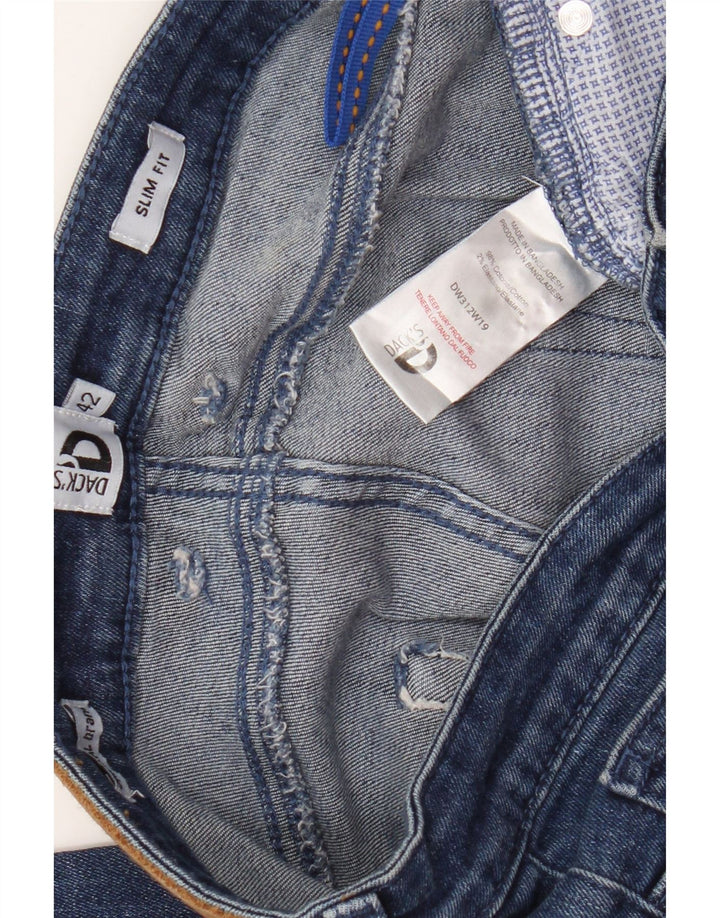Dack's Damskie Dżinsy IT 42 Medium W30 L28 Niebieskie Bawełniane