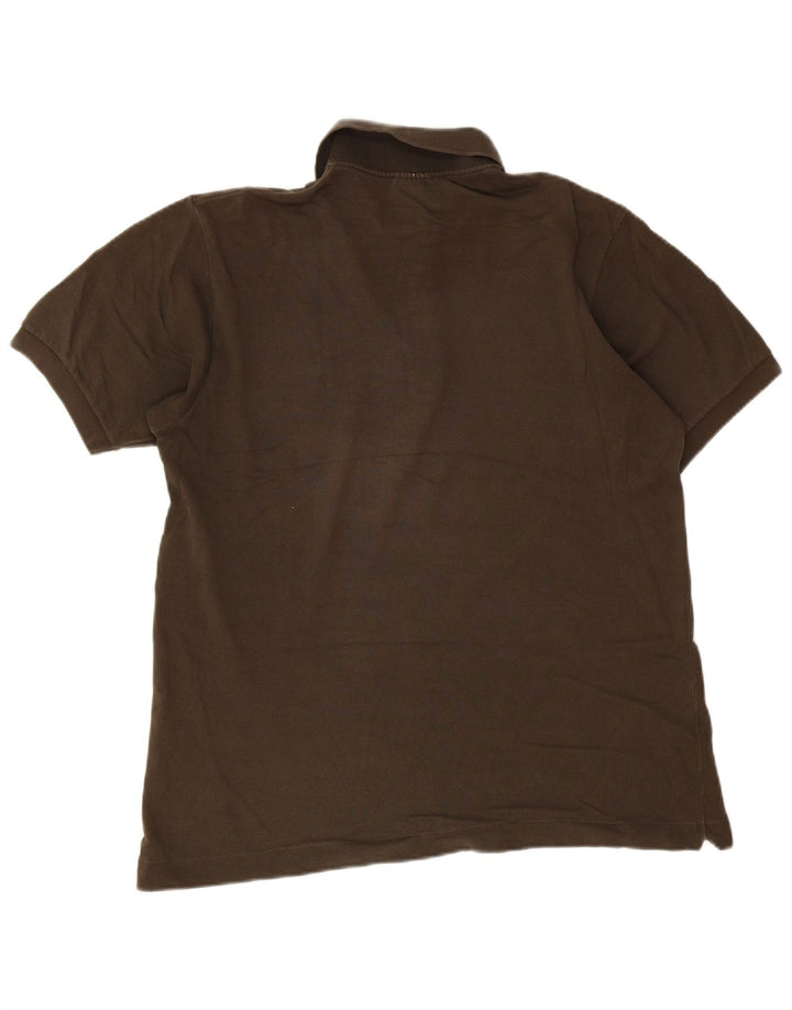 Męska koszulka polo Lacoste, rozmiar 4, średnia, bawełniana khaki