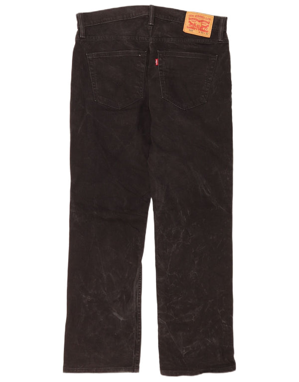 Męskie jeansy Levi's 559 o swobodnym kroju W34 L32 Czarna bawełna