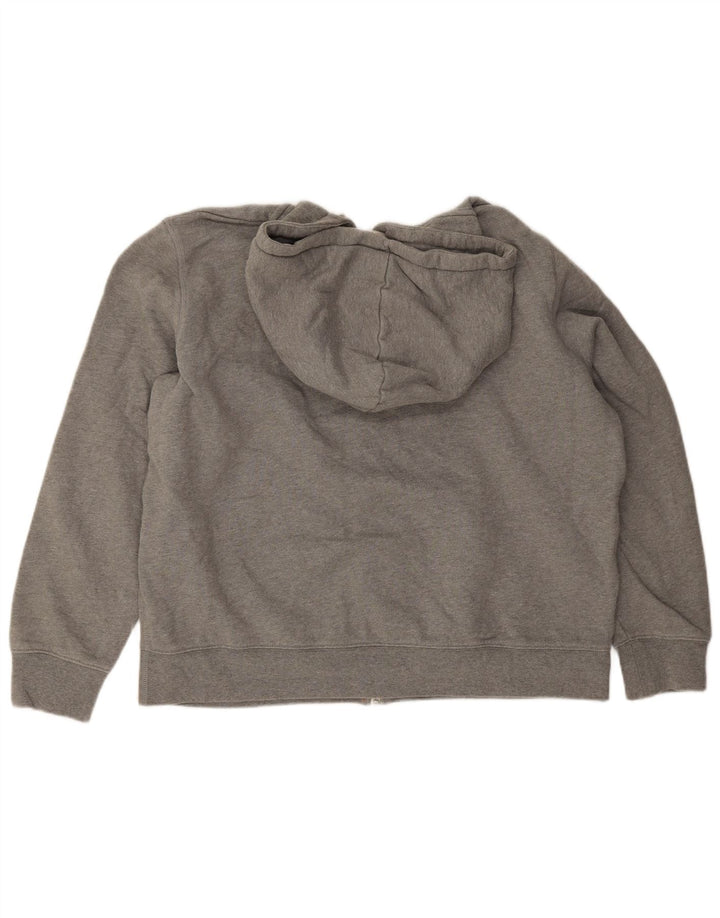 Marks & Spencer Męski sweter z kapturem i zamkiem, 2XL, szary, bawełniany