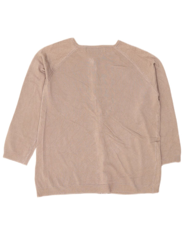 Zara Womens Cardigan Sweater UK 14 Large Grey Viscose