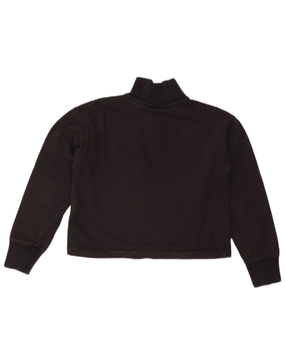 Damska bluza typu oversize CHAMPION z zamkiem błyskawicznym i dekoltem UK 6 XS w kolorze czarnym