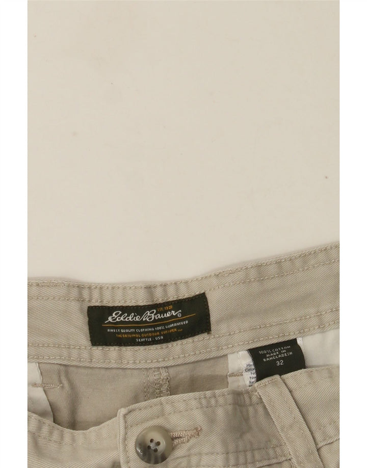 Męskie spodenki Chino Eddie Bauer W32 Średnioszary, bawełniany