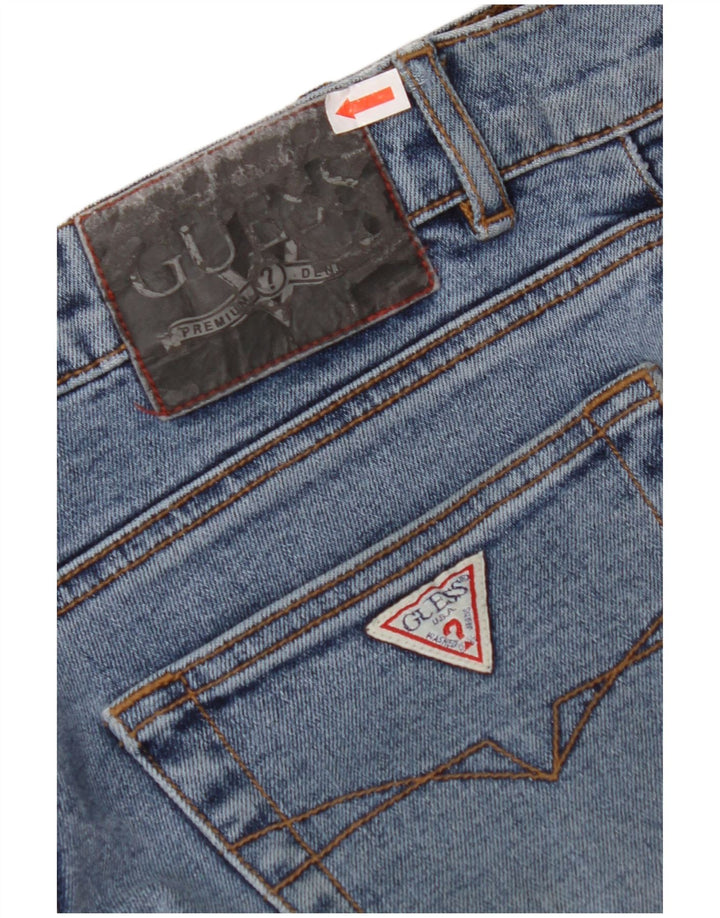 Damskie jeansy GUESS Bootcut W28 L32 Niebieskie, bawełniane
