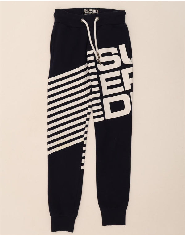 Męskie spodnie dresowe Superdry Graphic Joggers XS Granatowe paski