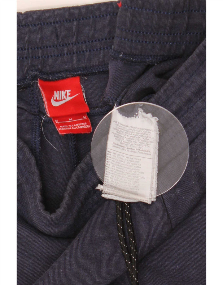 Męskie spodnie dresowe Nike, joggery, średnie granatowe, bawełniane