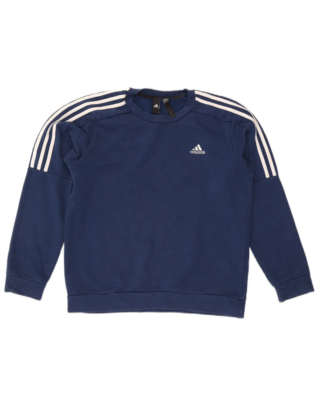 Adidas Męska Bluza Sweter Mały Granatowy Bawełniany