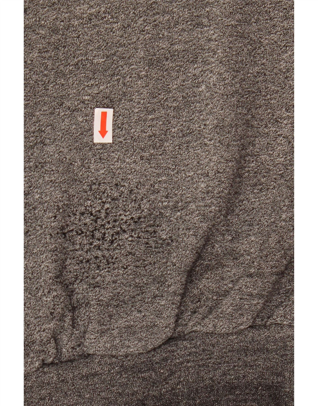 Damska bluza z zamkiem VINTAGE UK 18 XL, szara, nakrapiana