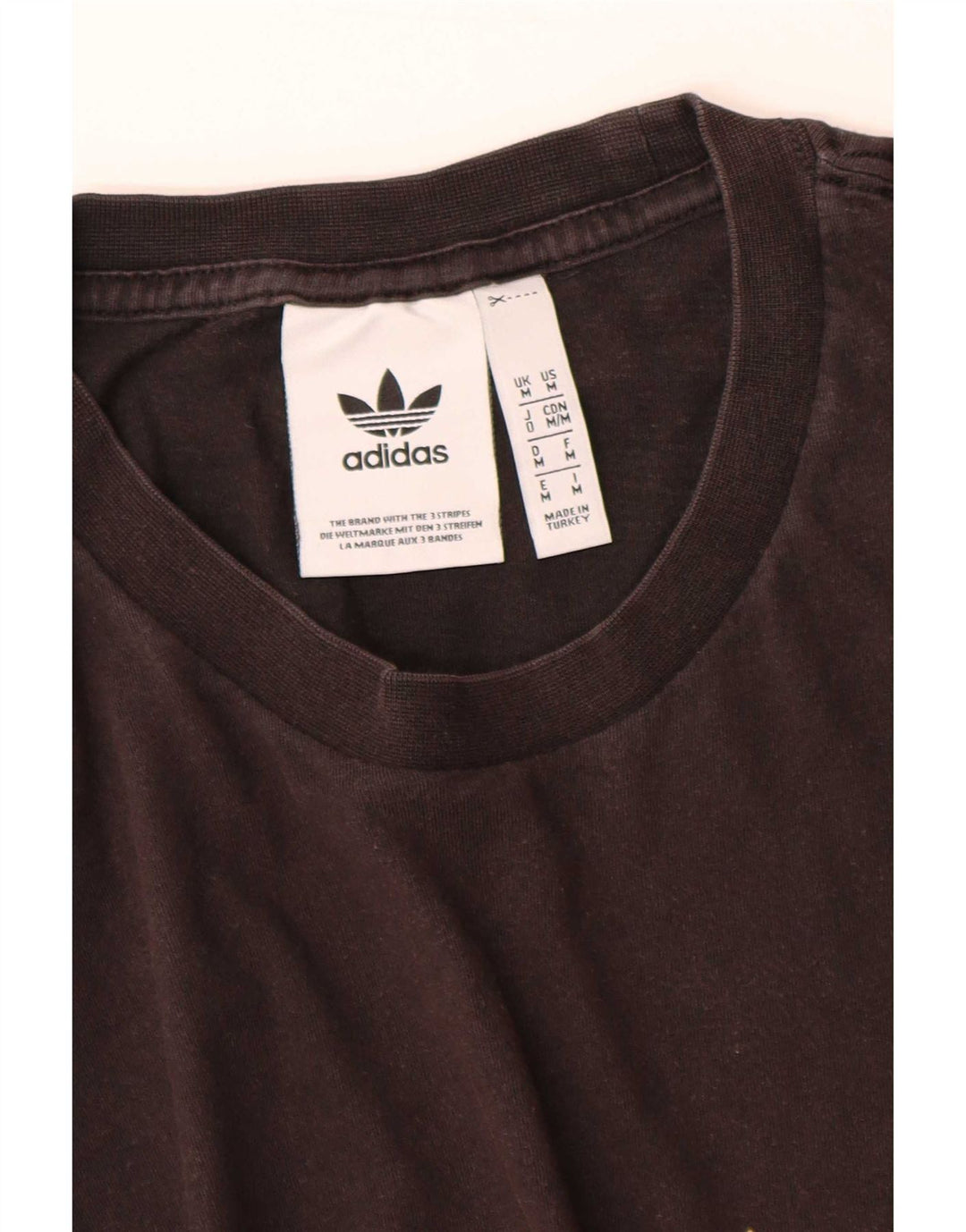 Męska koszulka graficzna Adidas Top Medium Black