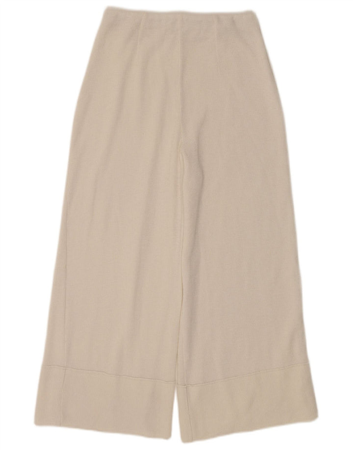 Spodnie dresowe damskie Zara Capri UK 10 Small White