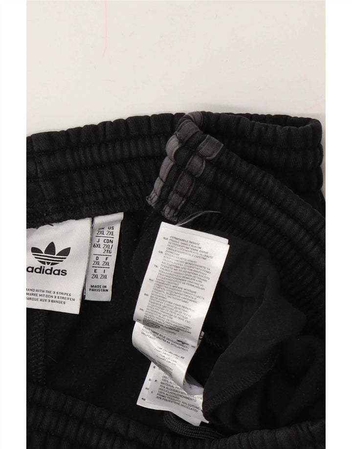 Męskie spodenki sportowe Adidas 2XL, czarne, bawełniane