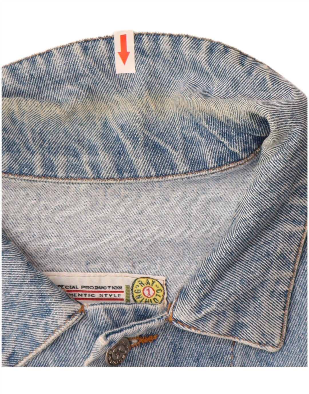 Męska kurtka dżinsowa Raybest UK 42 XL, niebieska, bawełniana