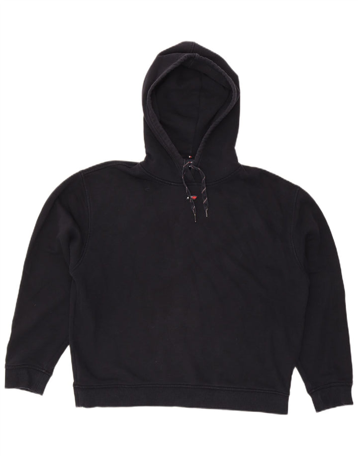 Damski sweter oversize z kapturem Tommy Hilfiger UK 14, średni granatowy