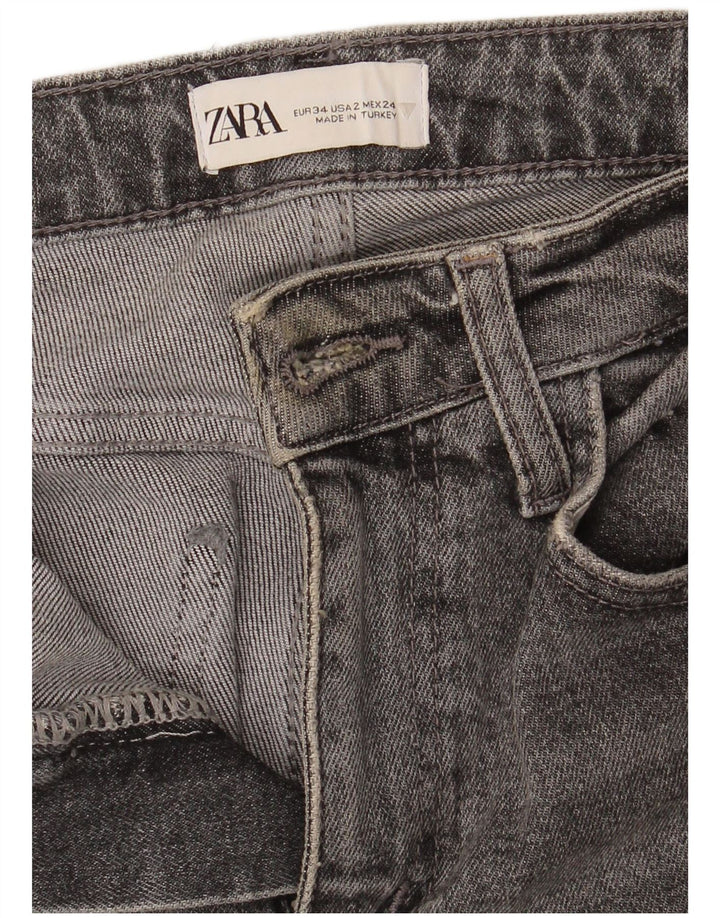 Dżinsy damskie Zara EU 34 2XS W24 L26 szare