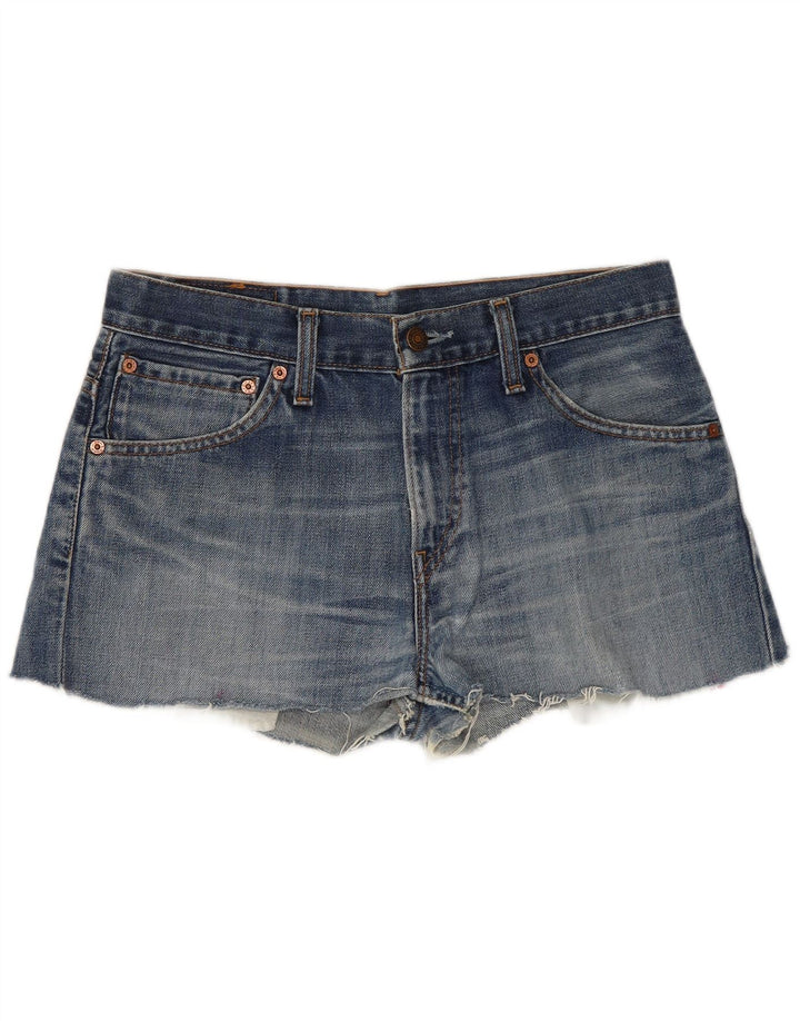 Damskie spodenki jeansowe Levi's 507 W30 Średnioniebieskie bawełniane