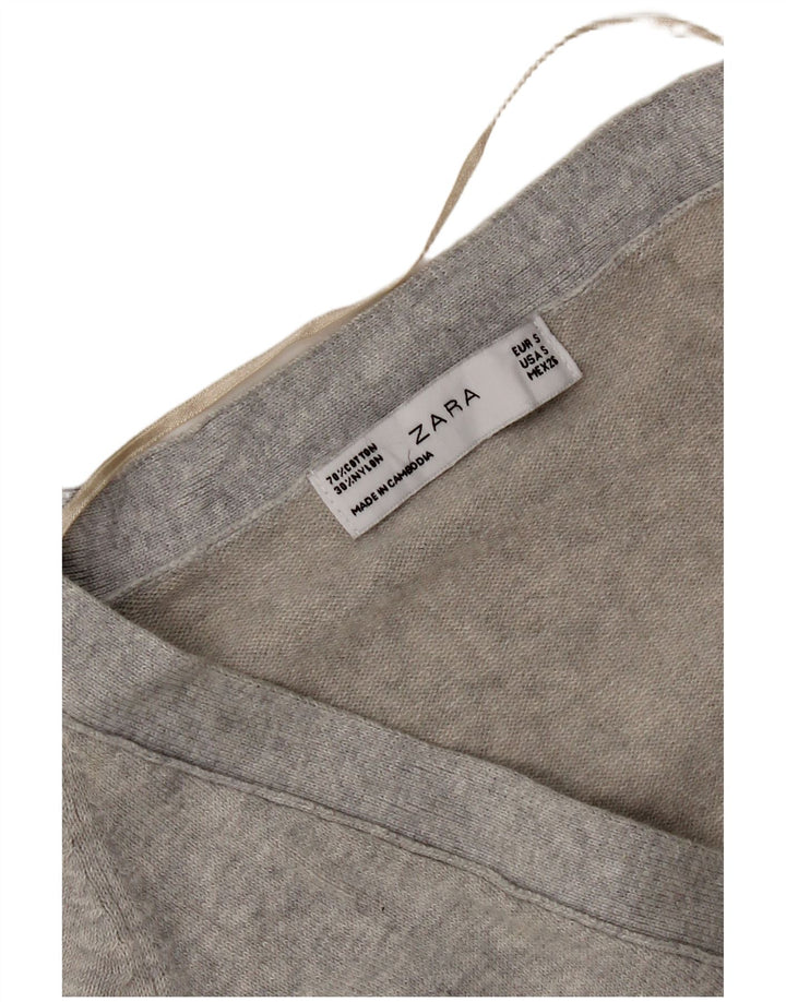 Sweter damski Zara Cardigan UK 10 Small Grey