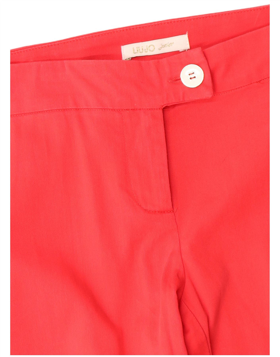 Damskie spodnie typu slim casual Liu Jo W30 L26 czerwone
