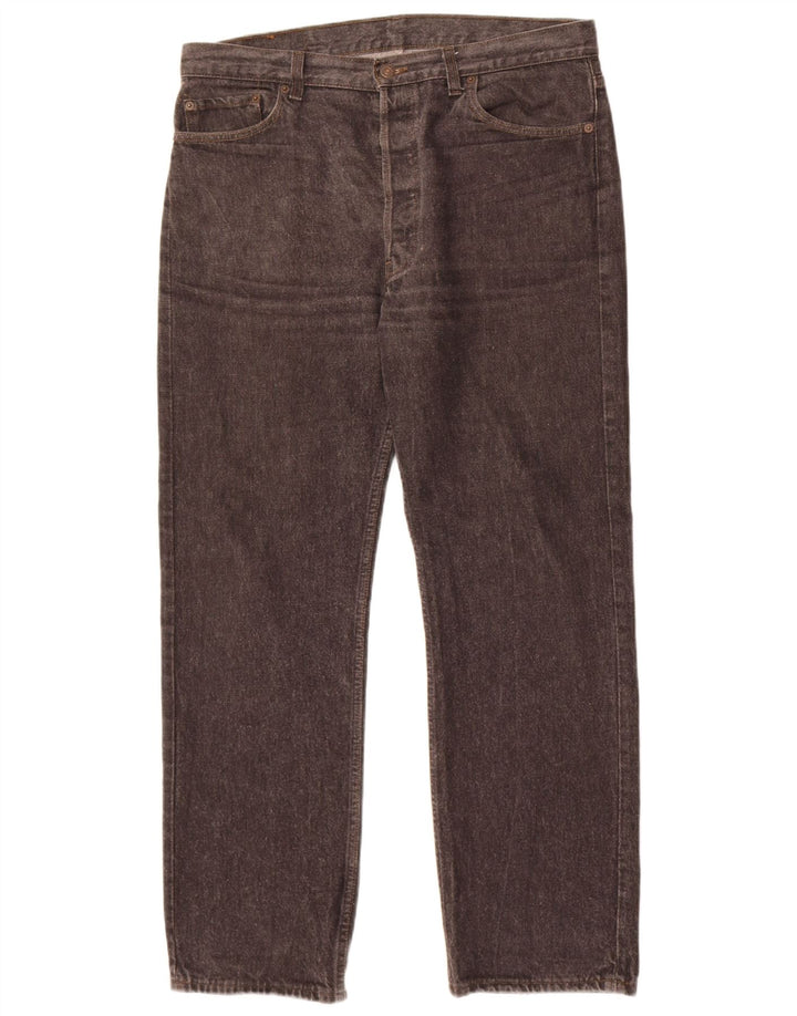 Męskie jeansy Levi's 501 Straight W36 L30 Szare