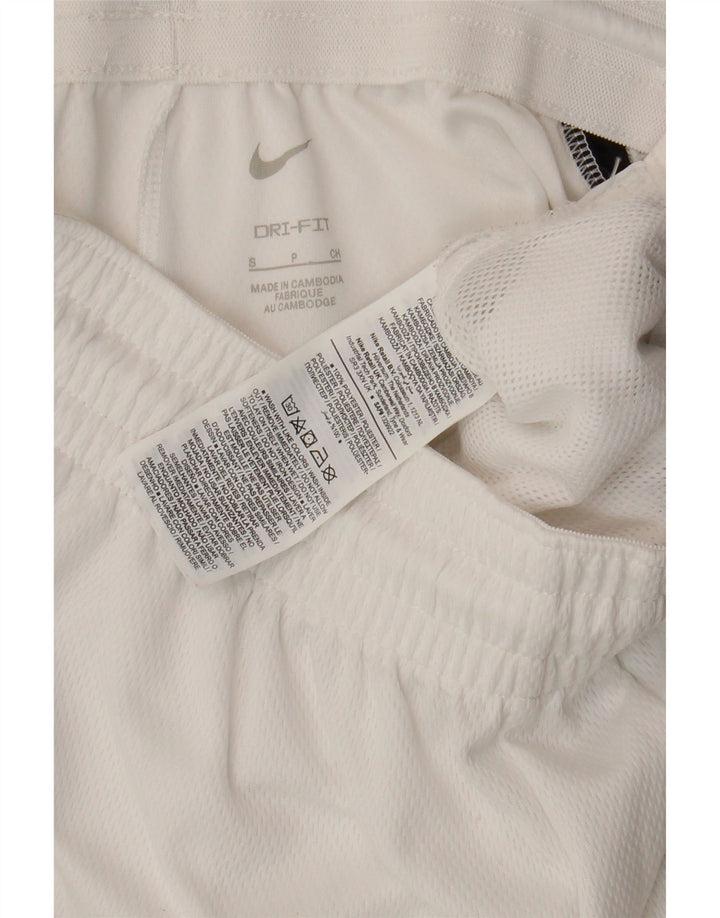 Męskie spodenki sportowe Nike Dri Fit, mały, biały, poliestrowy blok kolorów