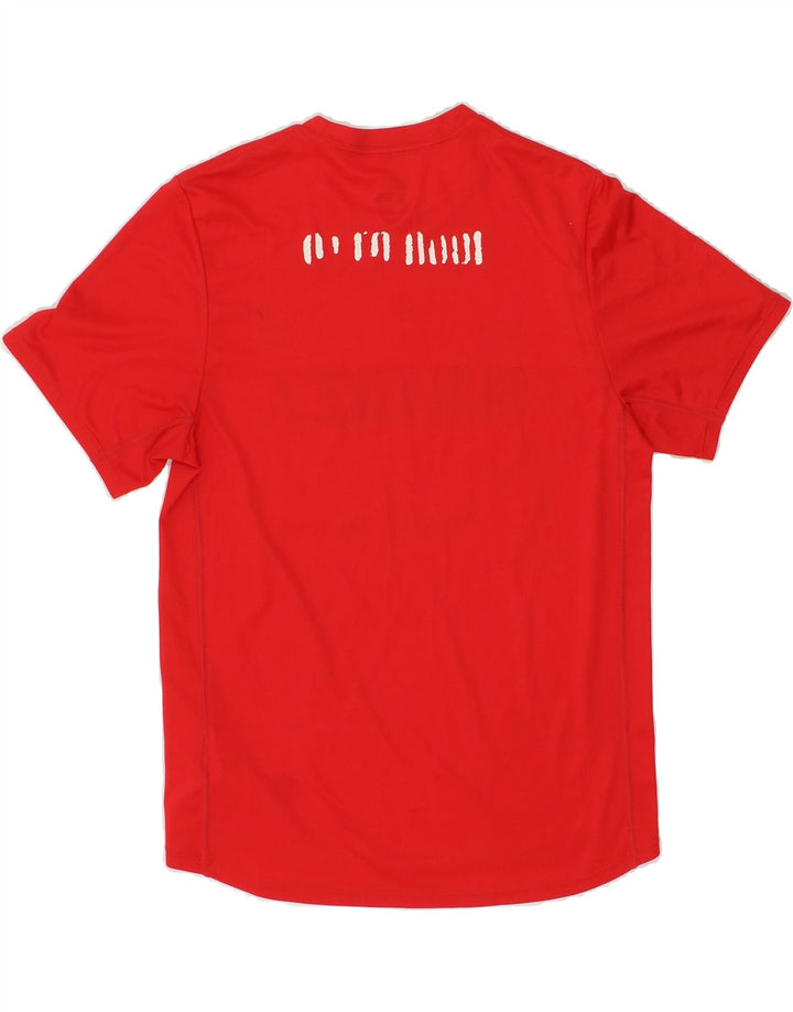 NIKE Mens Dri Fit Running Graphic T-Shirt Top Small Red Polyester Vintage Nike and Second-Hand Nike from Messina Hembry 