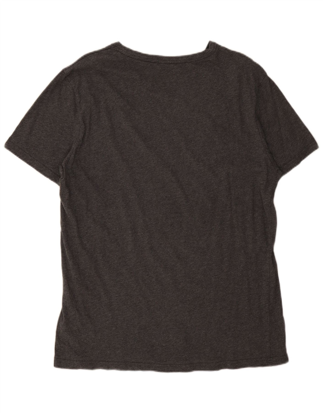 Męski T-shirt z grafiką Tommy Hilfiger, duży, szary, bawełniany