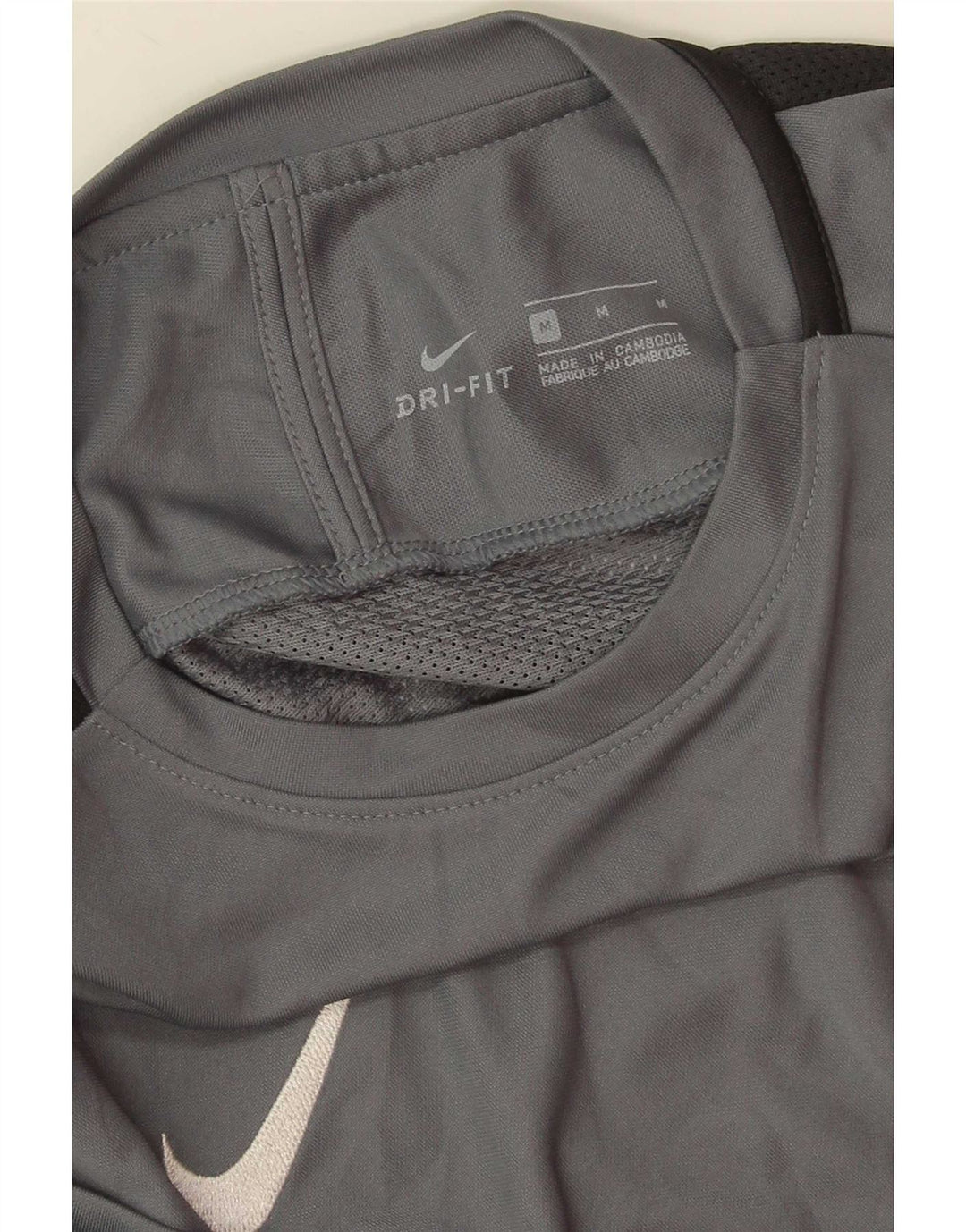 Męska koszulka Nike Dri Fit Top w kolorze średnioszarym