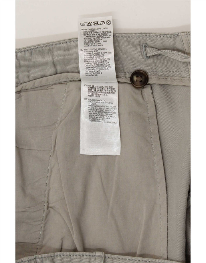 Męskie spodenki Chino Reiss W36, duże, szare, bawełniane