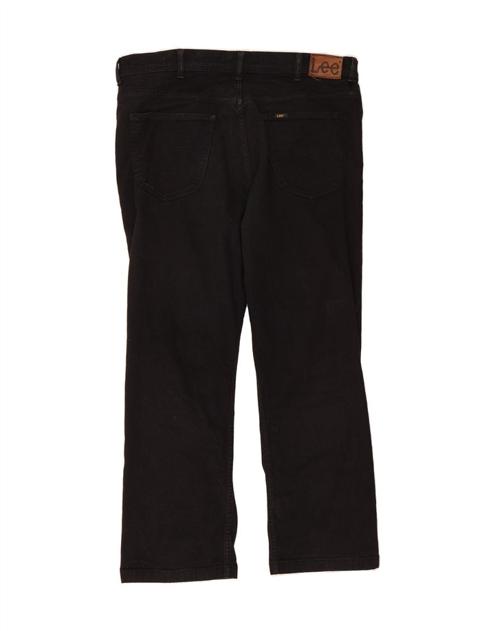 LEE Mens Brooklyn Straight Jeans W38 L27 Black Cotton Vintage Lee and Second-Hand Lee from Messina Hembry 