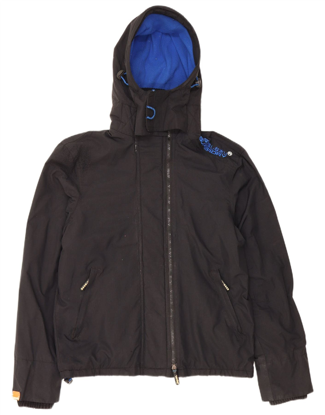 Męska wiatrówka z kapturem SUPERDRY UK 38, średnia czarna