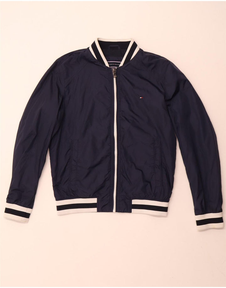 Damska kurtka bomberka TOMMY HILFIGER UK 16, duża, granatowa