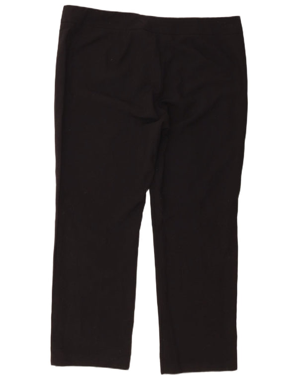 Marks & Spencer Damskie proste spodnie codzienne UK 20 2XL W42 L29 Czarne
