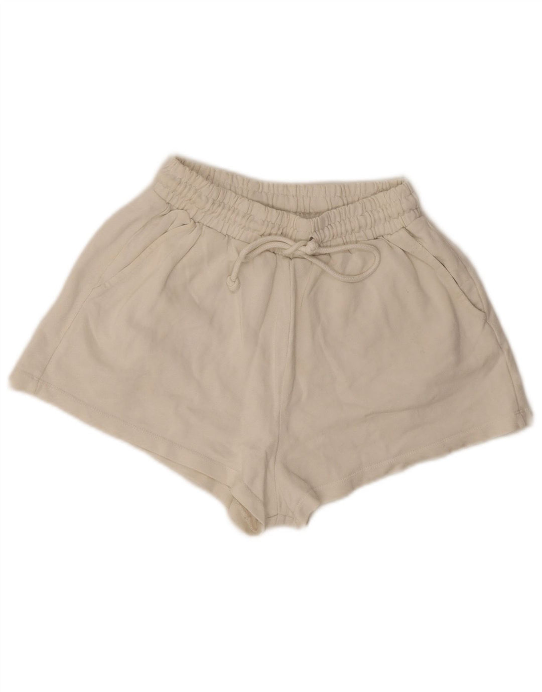 Damskie spodenki sportowe Zara, małe, białe, bawełniane