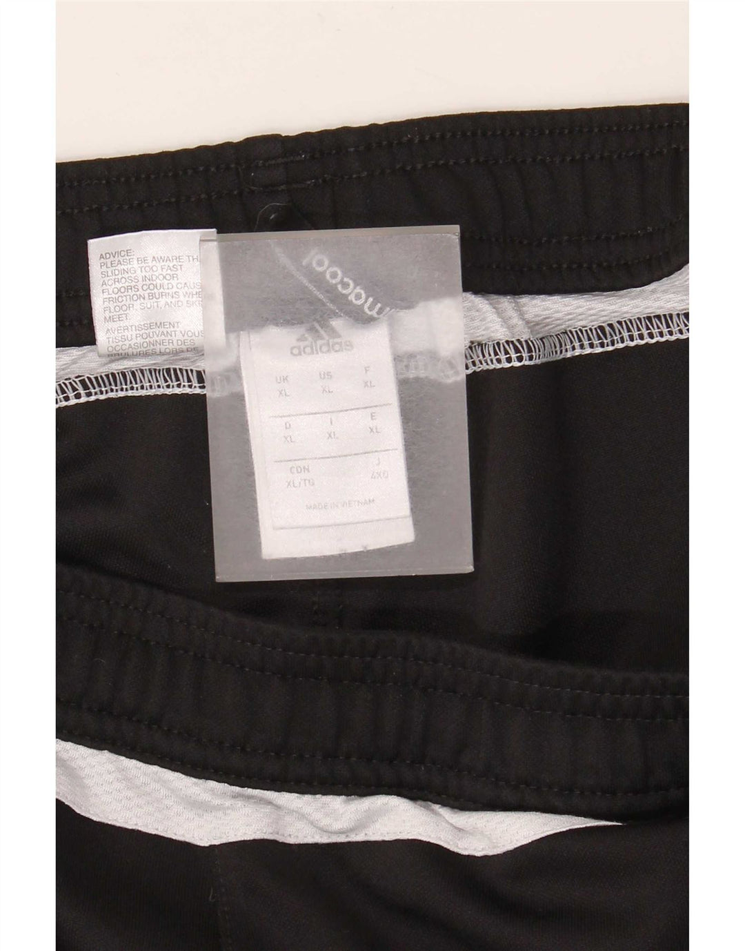 Męskie spodnie dresowe Adidas Climacool XL Czarny poliester z blokami kolorów
