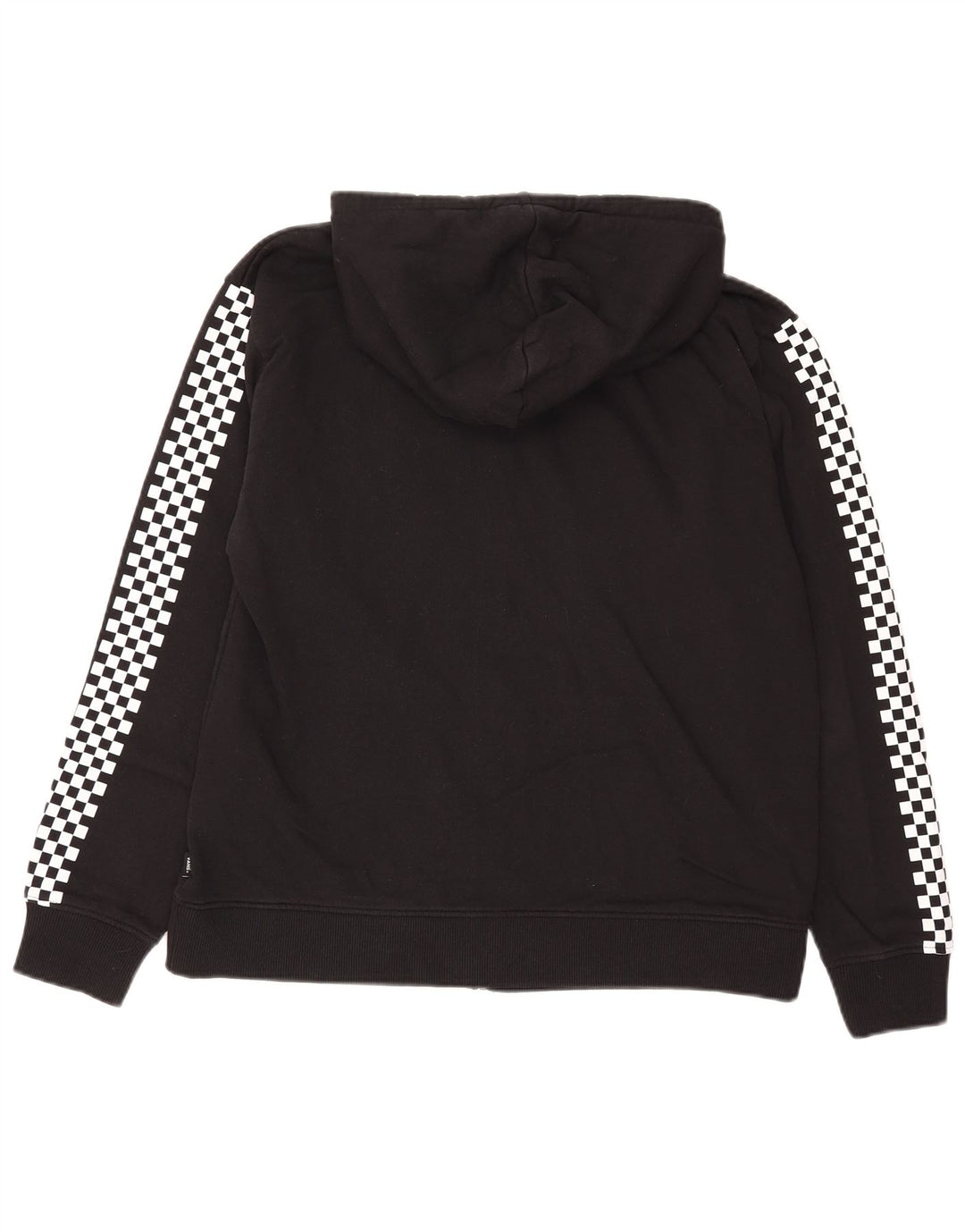 Męski sweter Vans z grafiką i zamkiem błyskawicznym, duży, czarny, bawełniany