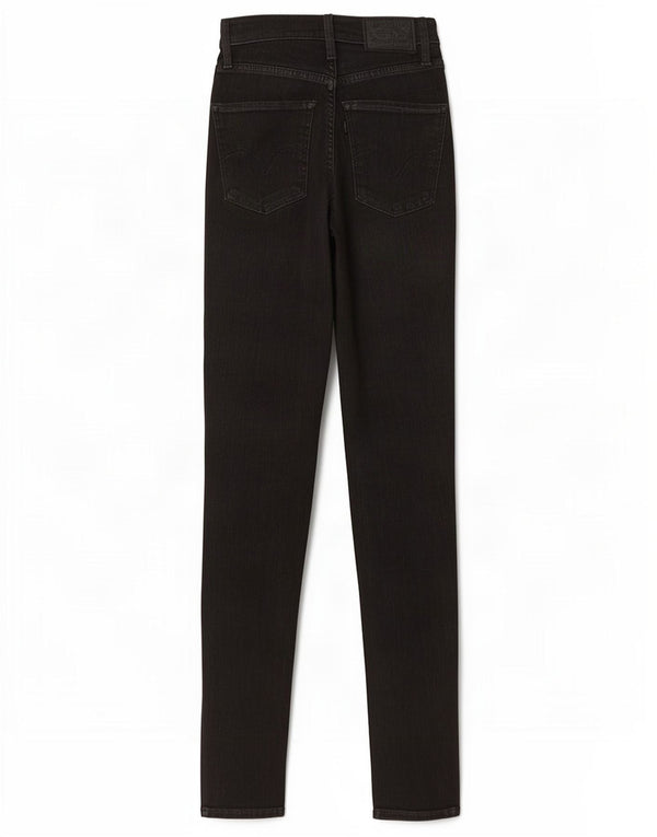 Damskie jeansy Levi's Mile High Super Skinny W23 L32 Czarne bawełniane