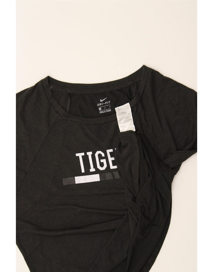 NIKE Womens Tigers Graphic T-Shirt Top UK 16 Large Black Polyester Vintage Nike and Second-Hand Nike from Messina Hembry 