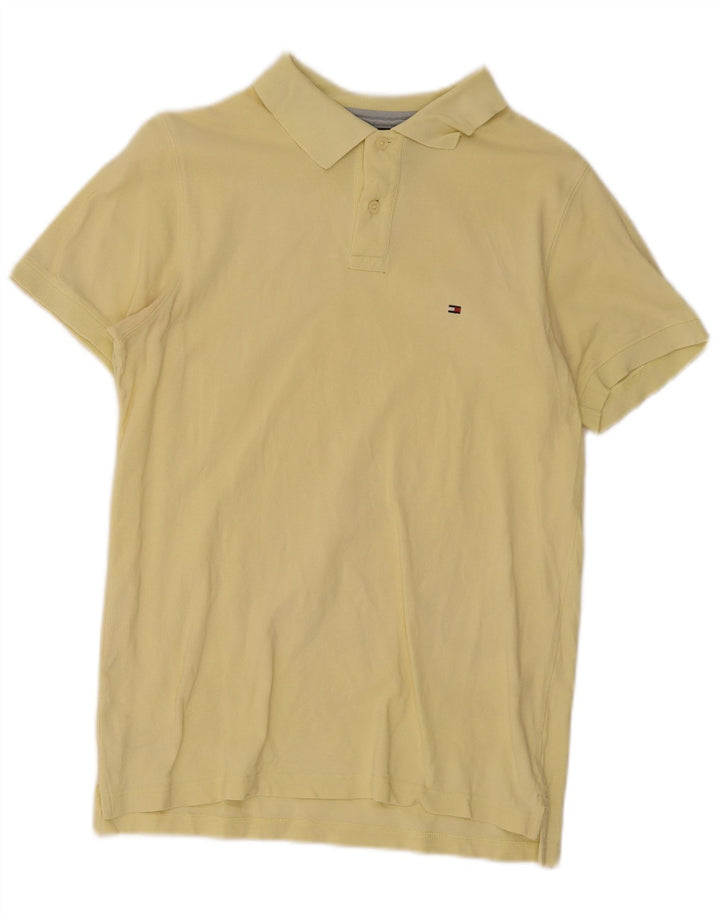 Męska koszulka polo Slim Fit Tommy Hilfiger w kolorze średniożółtym