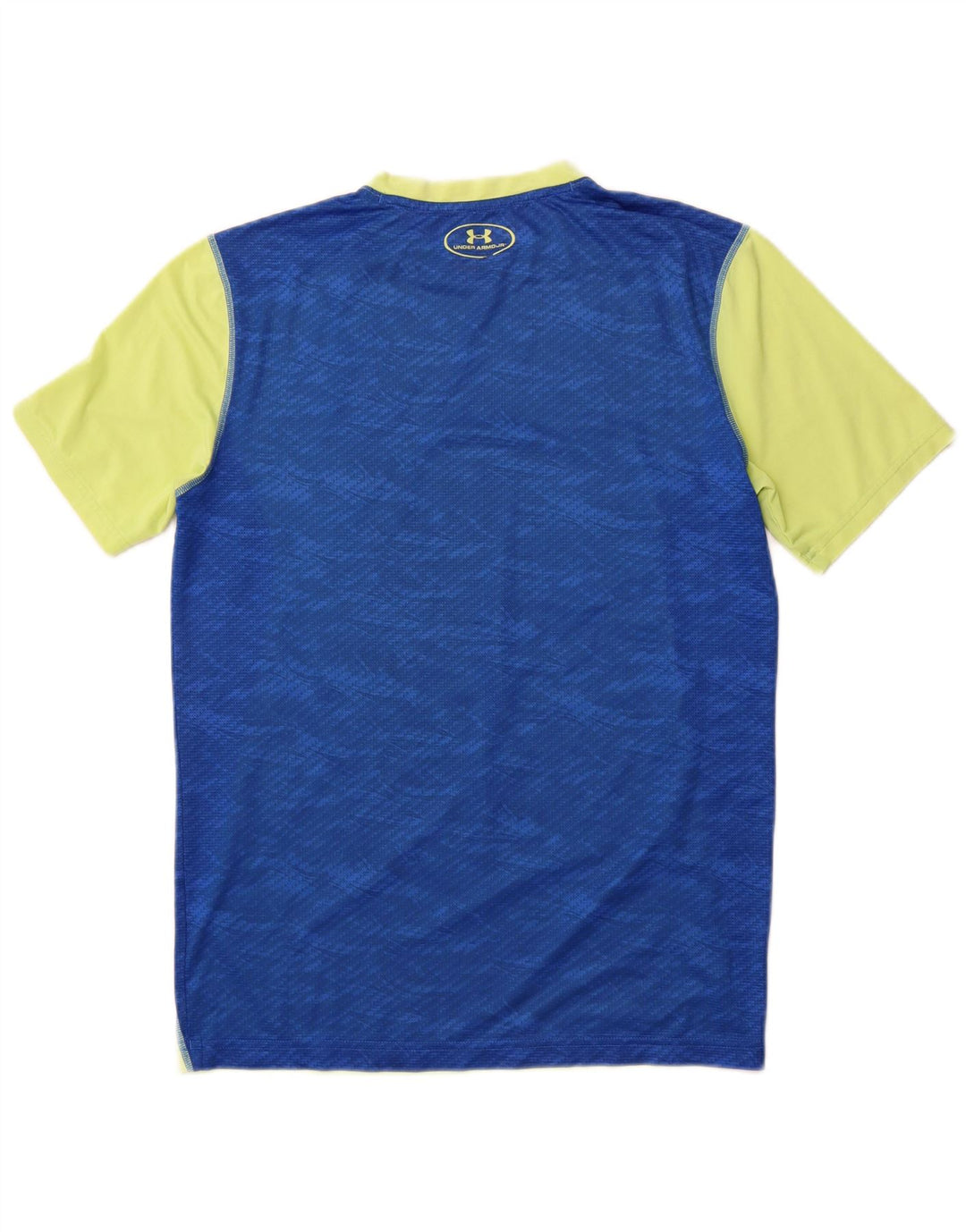 Męski T-shirt UNDER ARMOUR Heat Gear, mały, zielony, z blokami kolorów