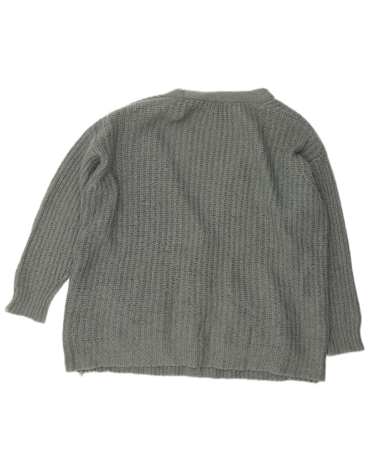 Damski sweter oversize Zara UK 14, średni szary