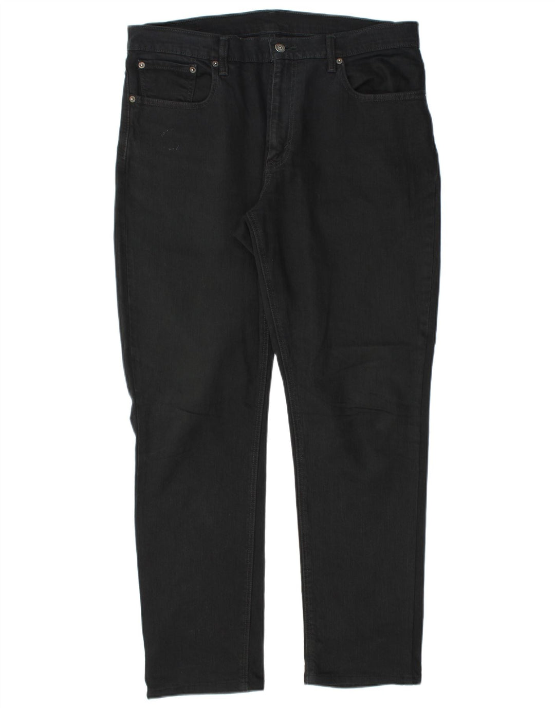Męskie proste dżinsy Levi's W34 L32 Czarna bawełna