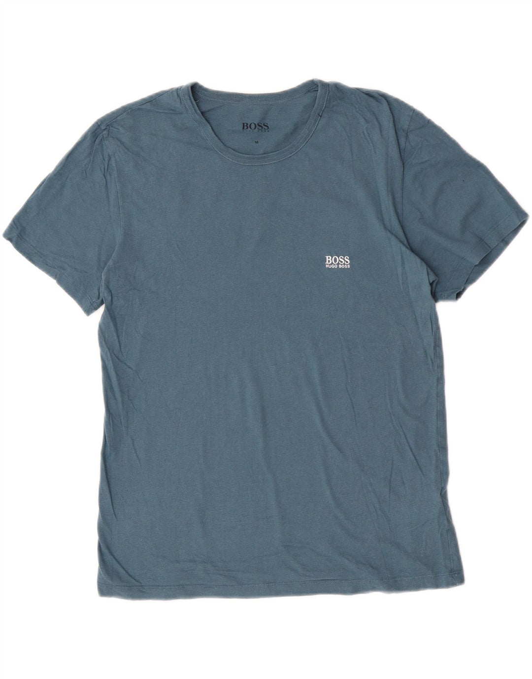 T-shirt męski Hugo Boss, bawełniany, średni niebieski