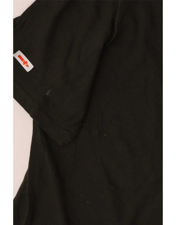 Męski t-shirt Nike o sportowym kroju, bawełniany, w kolorze średnio zielonym