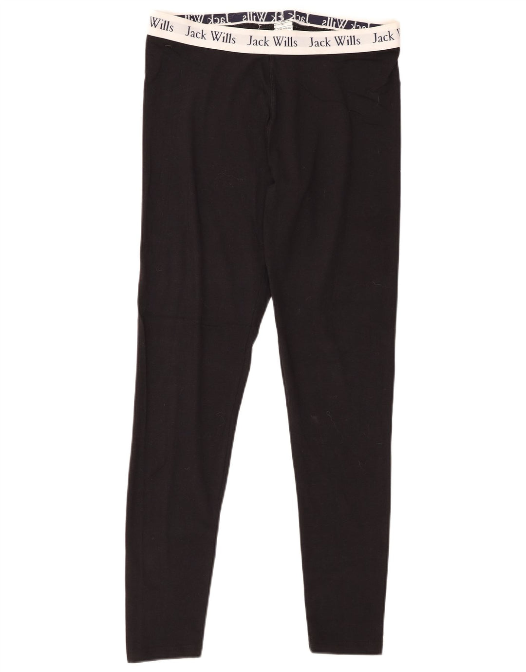 Damskie legginsy JACK WILLS z grafiką UK 12, bawełna w kolorze średniej czerni