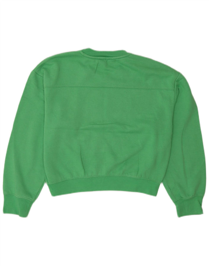 Damski sweter typu Crop Oversize Zara UK 10, mały, zielony, poliester