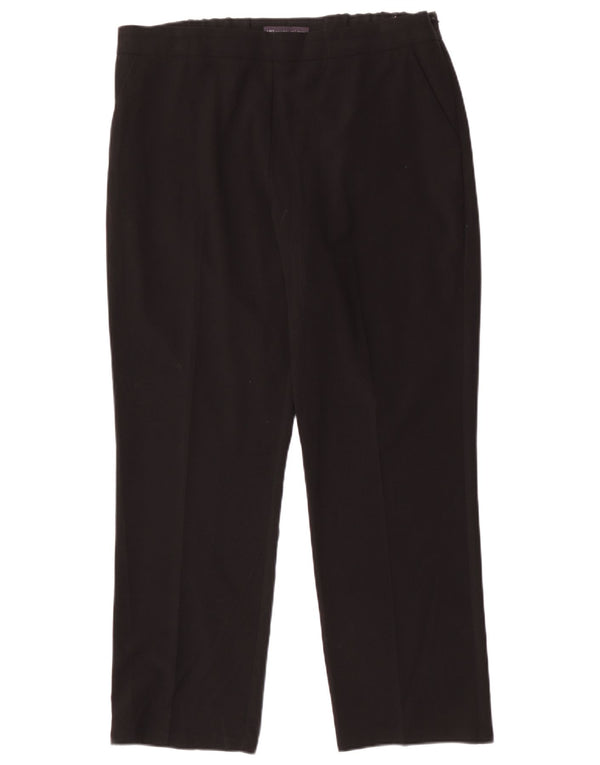 Damskie spodnie garniturowe Marks & Spencer UK 16, duże, W34 L28, czarne