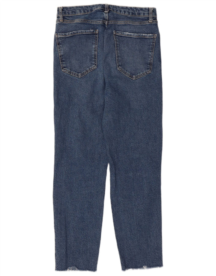 Damskie jeansy ZARA w trudnej sytuacji, EU 40 Medium W30 L26 Niebieskie