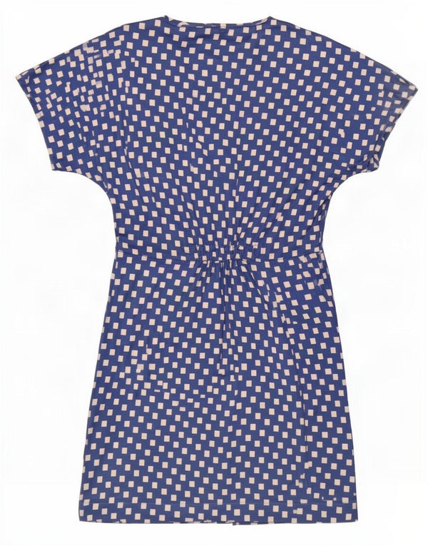 Damska sukienka o linii A Zara UK 10 Small Blue Geometric